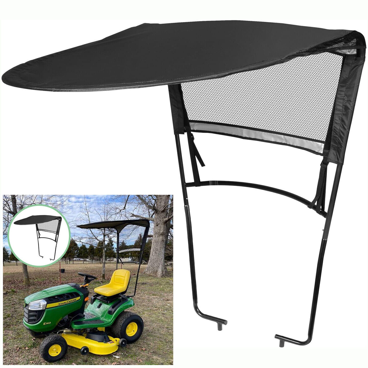 Riding Mower Sun Canopy LP68122 for John Deere 100/S200 Lawn Tractor Sun Shade
