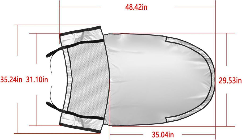 Riding Mower Sun Canopy LP68122 for John Deere 100/S200 Lawn Tractor Sun Shade
