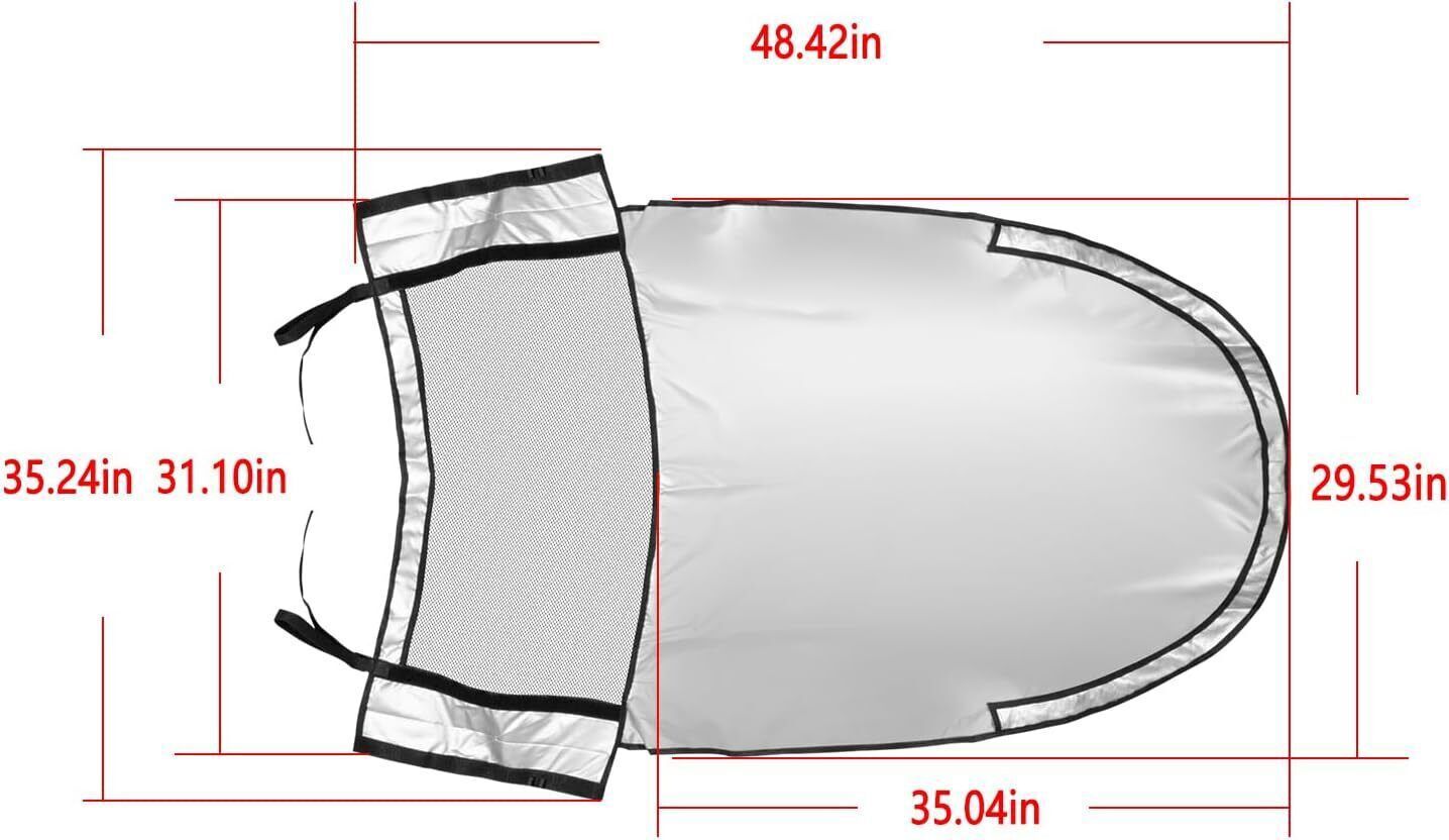 Riding Mower Sun Canopy LP68122 for John Deere 100/S200 Lawn Tractor Sun Shade