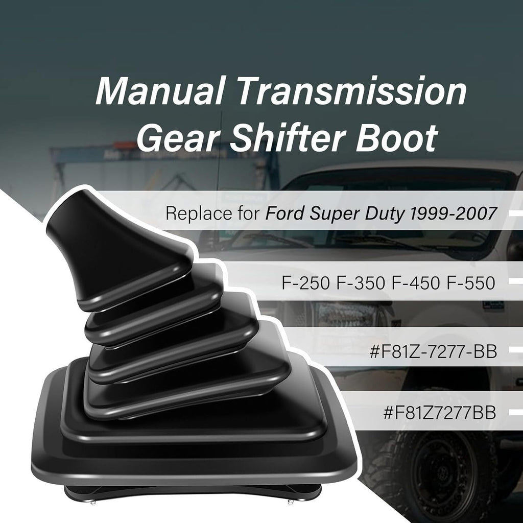 Manual Transmission Gear Shifter Boot for Ford F-250-550 Super Duty F81Z7277BB