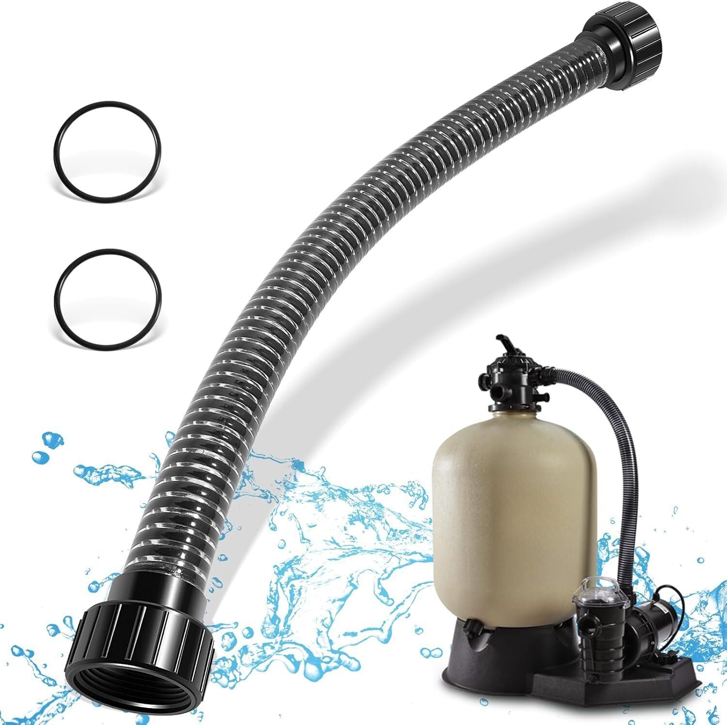 155710 Pool Filter Pump Hose Assembly For Pentair Sand Dollar Sand Filters 30"