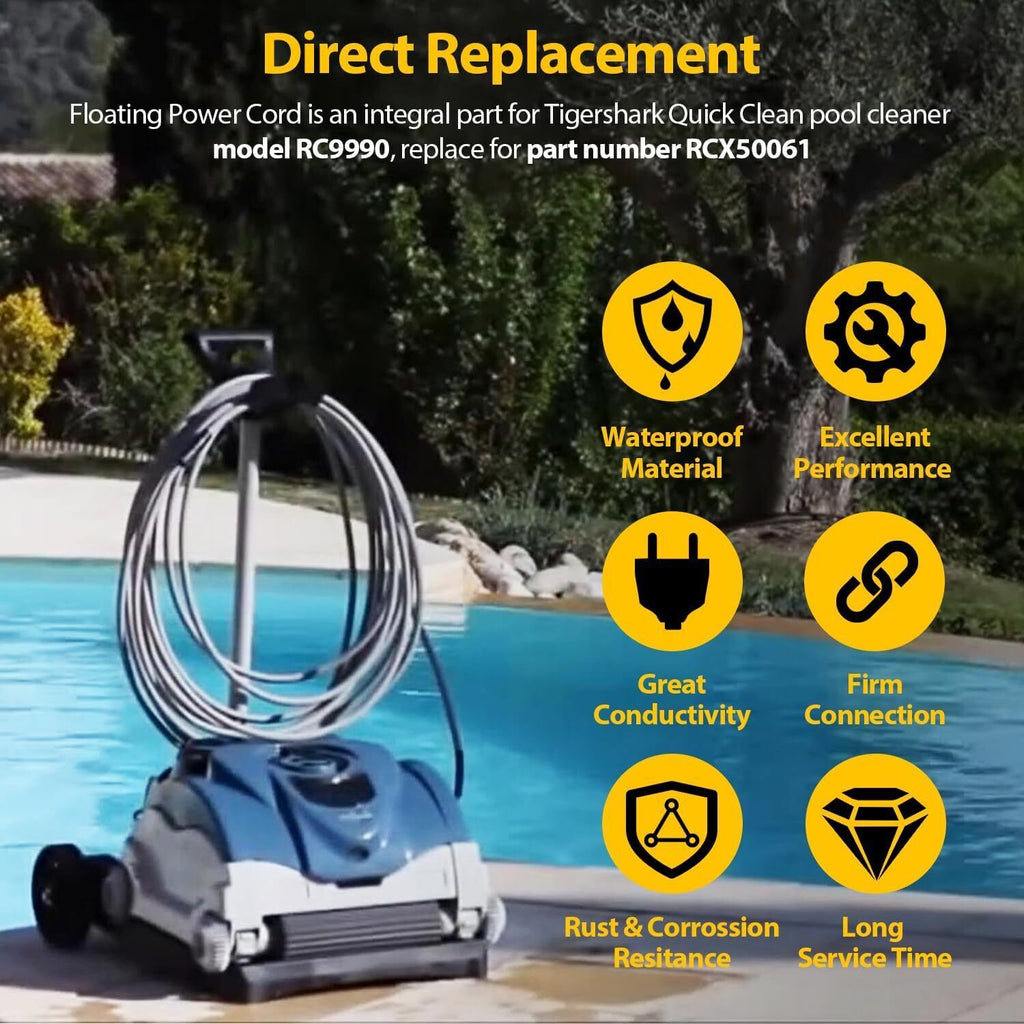 RCX50061 Floating Power Cord Tigershark Tiger shark QC Robotic Cleaner RC9990