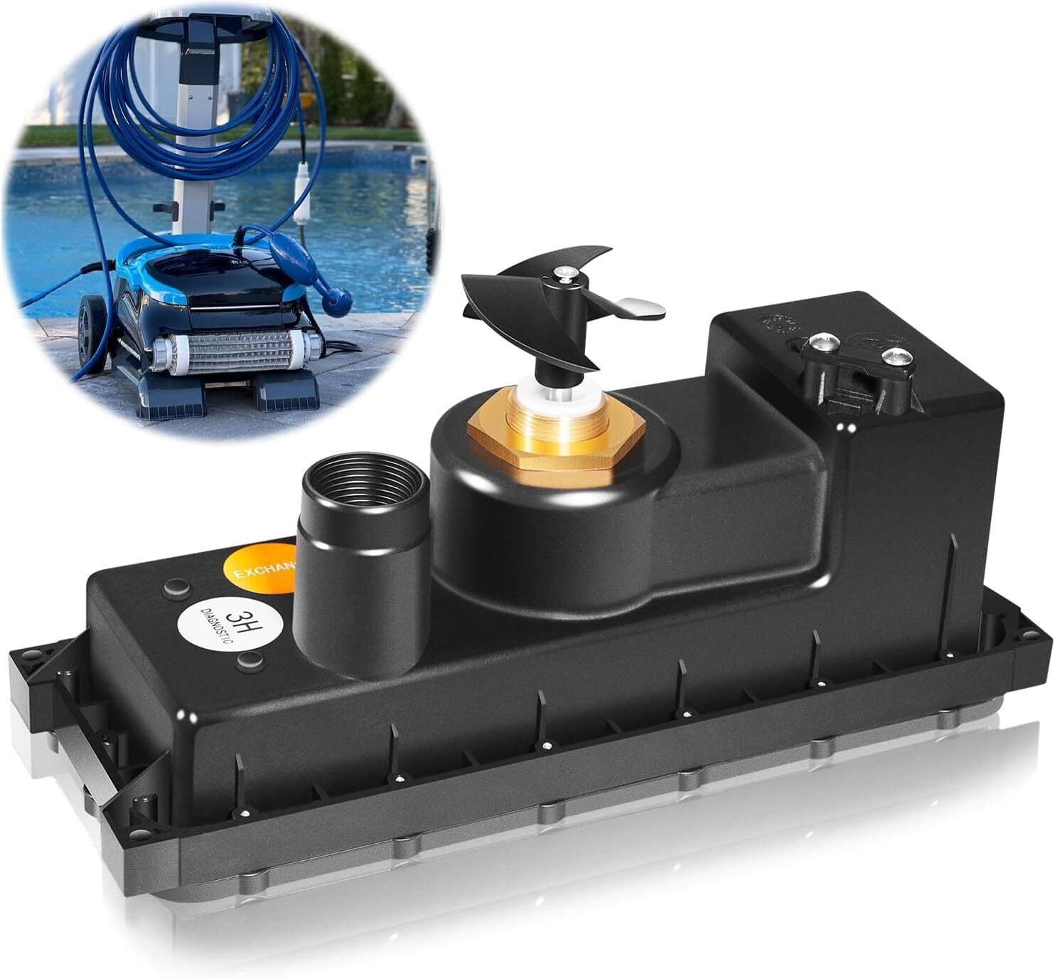9995372RD-EX Robotic Pool Cleaner Motor Unit Replacement Parts for Dolphin