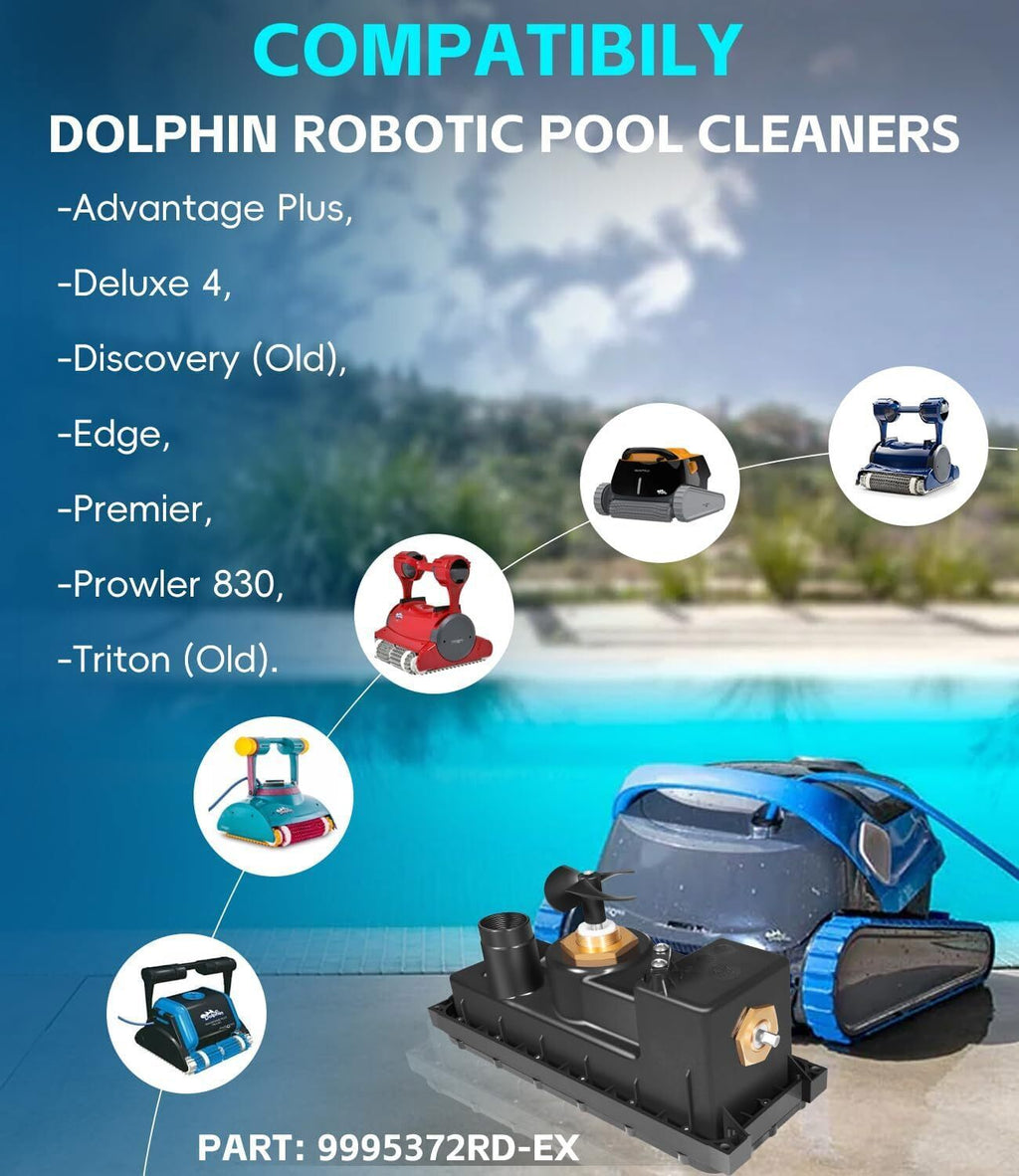 9995372RD-EX Robotic Pool Cleaner Motor Unit Replacement Parts for Dolphin