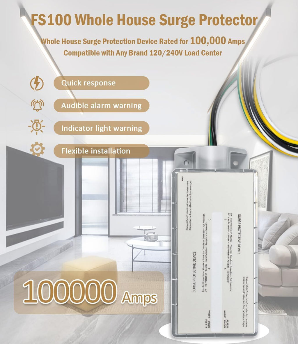 FS100 Whole House Surge Protection Device Replacement for Siemens FS100