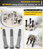 Outboard Lifting Ring Tool MT0022 Lifting Adapter MT0025 for Mercury Yamaha