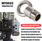Outboard Lifting Ring Tool MT0022 Lifting Adapter MT0025 for Mercury Yamaha