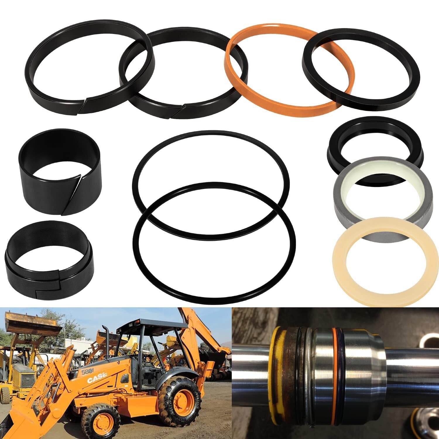 1543252C1 G109452 Hydraulic Cylinder Seal Kit 1.5” Rod 3” Bore for Case G105548