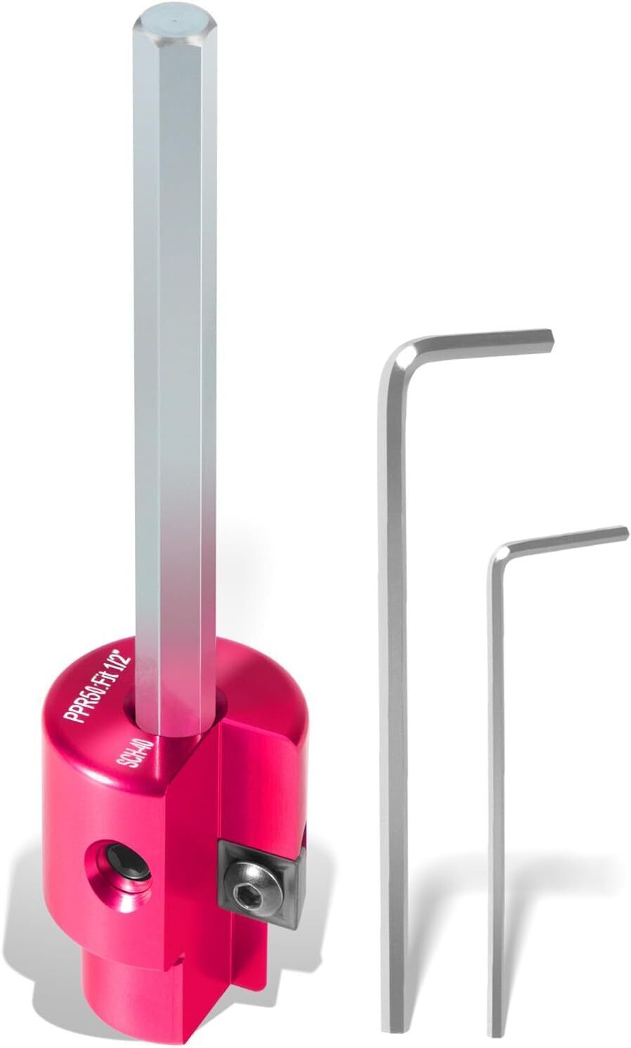 Premium 1/2'' PVC Pipe Reamer with 1/4" Hex Shaft, Plastic Pipe Fitting Reamer