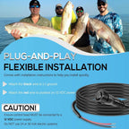 PC12 Power Cord 6' Power Cable for Humminbird SOLIX ION ONIX Fishfinder 720085-1