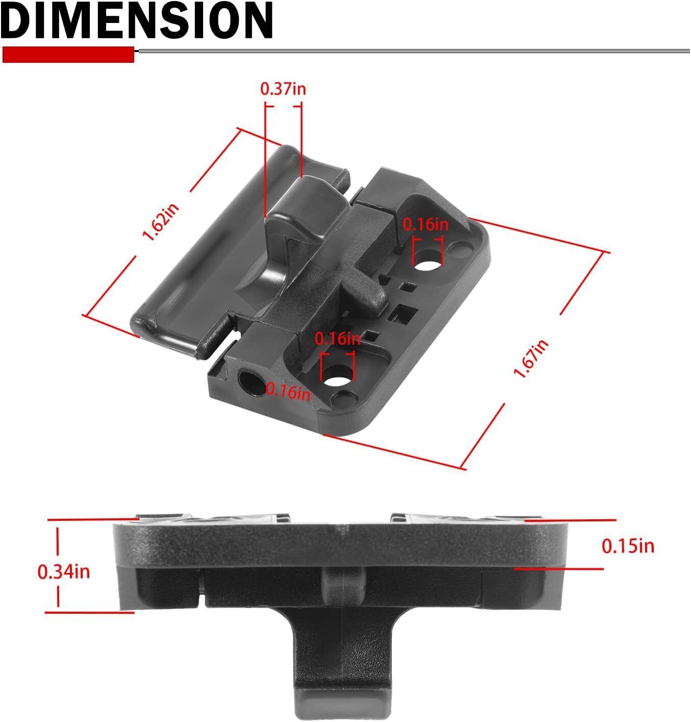For Toyota Lexus Center Console Latch Armrest Lid Lock Clip Replace 58908-32050