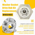 Washer Basket Drive Hub Kit Drive Hub Replacement For Whirlpool Maytag W10324651