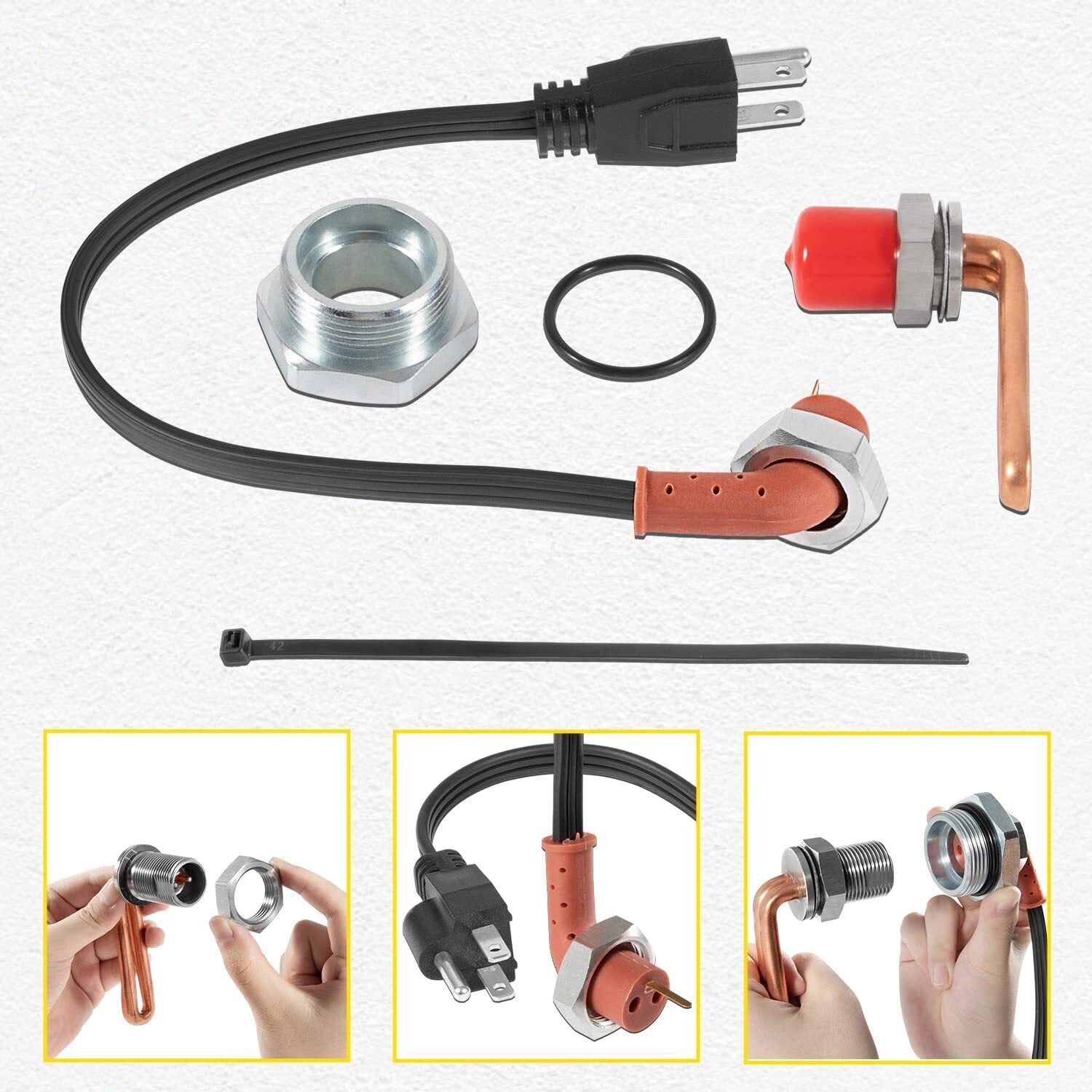 For John Deere Engine Coolant Heater Kit Engine Block Heater Kit DZ102076