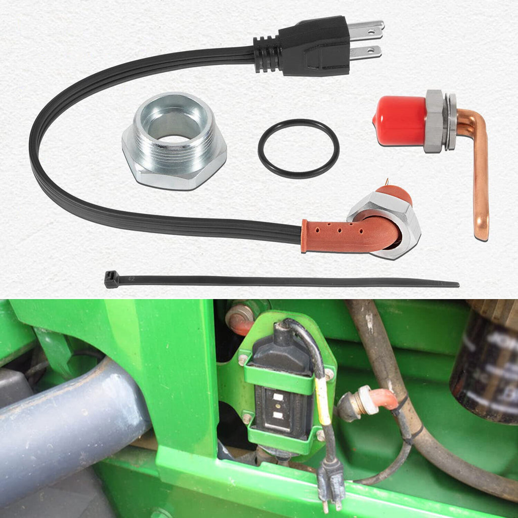 For John Deere Engine Coolant Heater Kit Engine Block Heater Kit DZ102076
