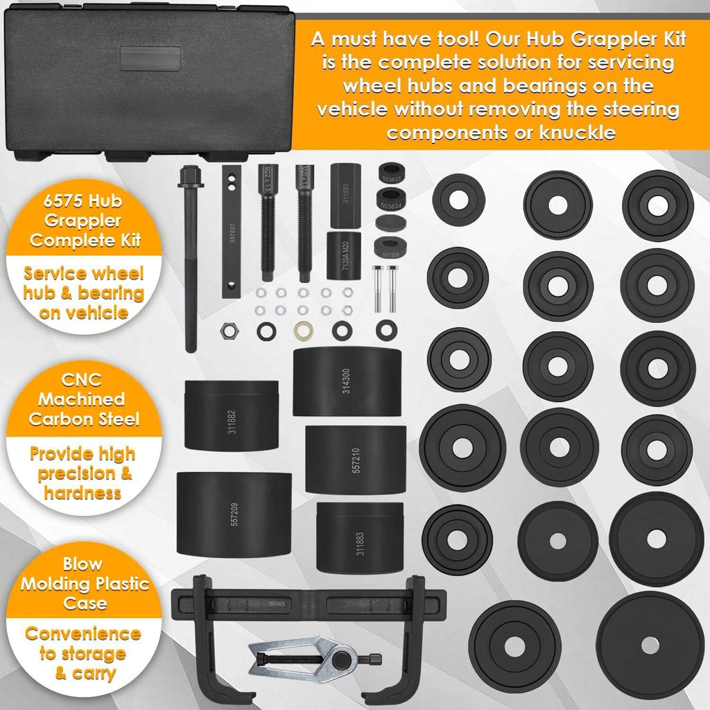 6575 Hub Grappler Kit for Vehicle Wheel Hub and Bearing Removal Installation