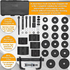6575 Hub Grappler Kit for Vehicle Wheel Hub and Bearing Removal Installation