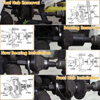 6575 Hub Grappler Kit for Vehicle Wheel Hub and Bearing Removal Installation