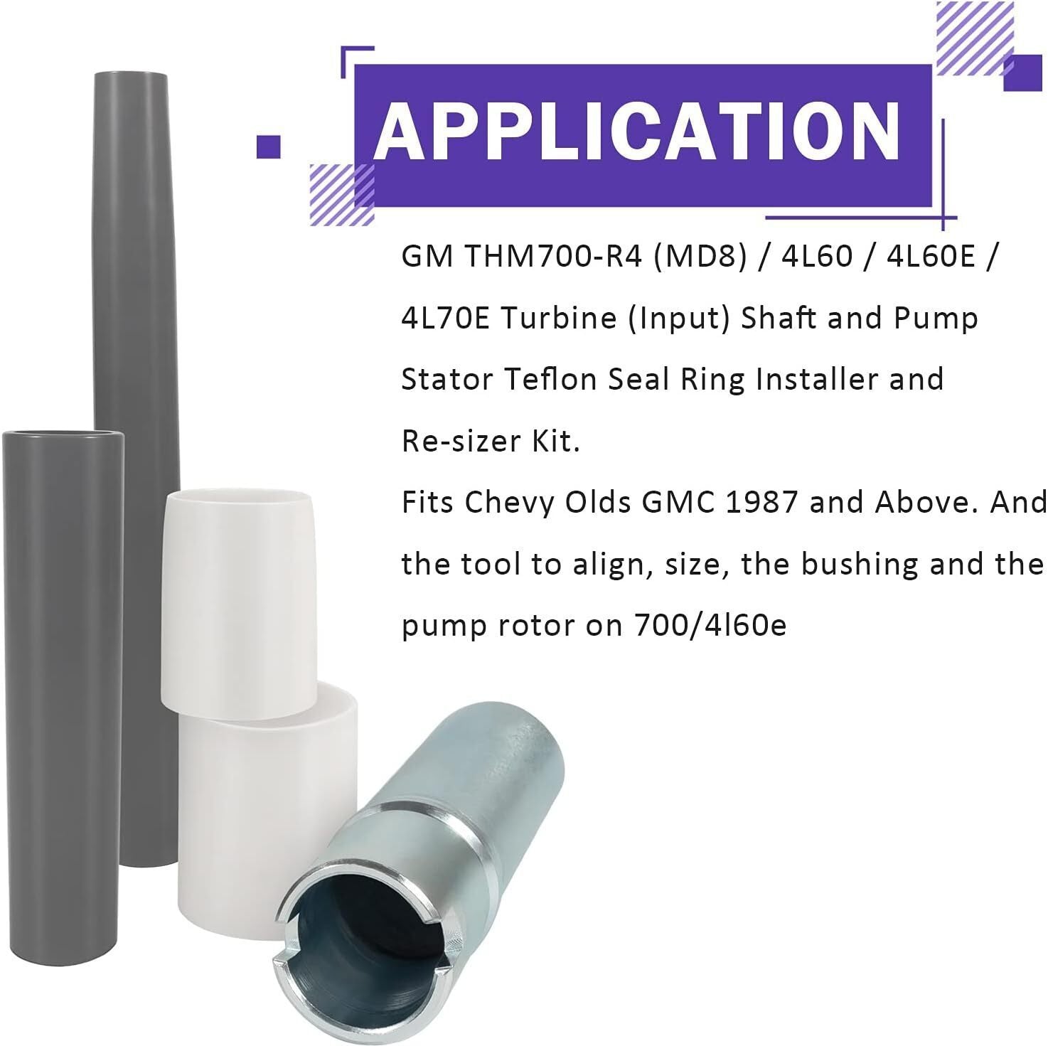 For 700R4 4L60E Turbine Shaft Pump Stator Ring Tool & Pump Bushing Rotor Sizer