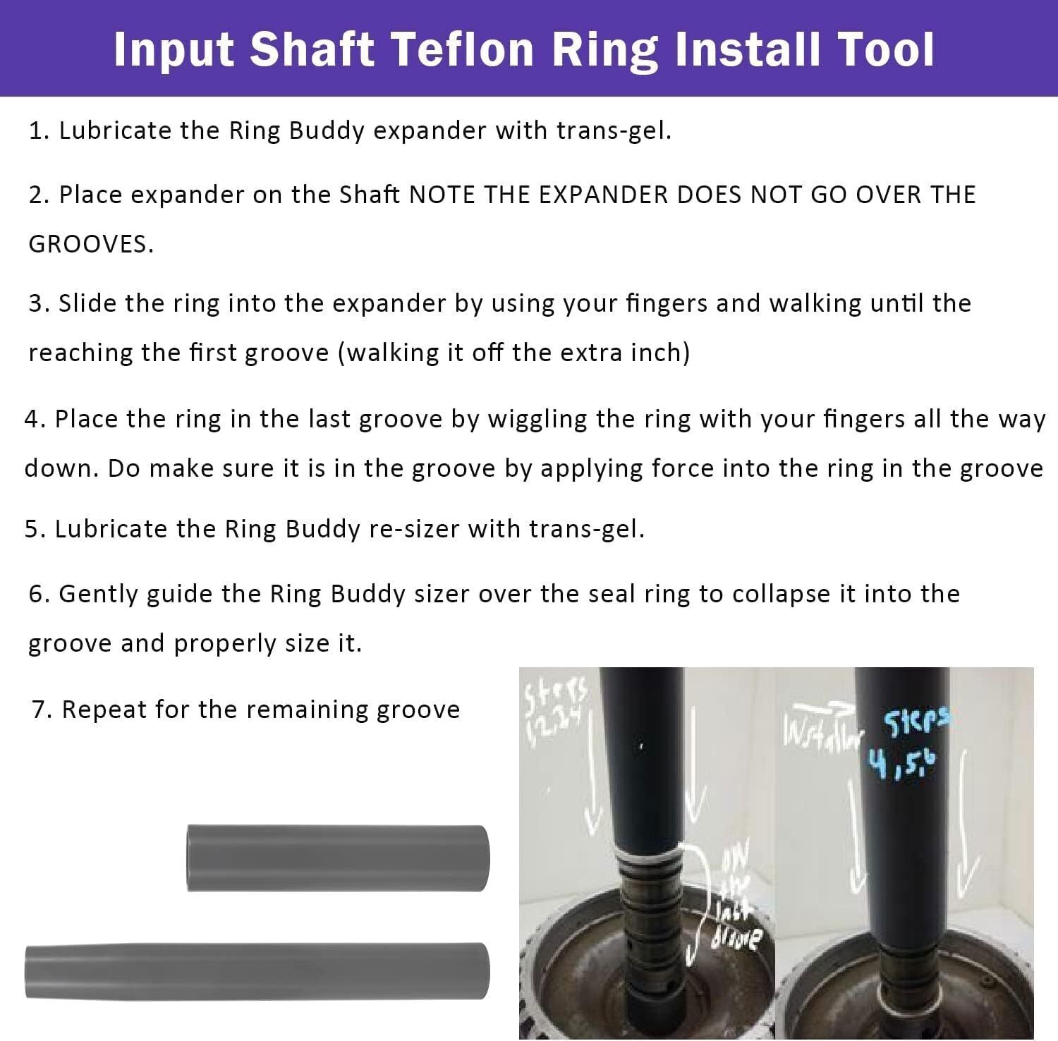 For 700R4 4L60E Turbine Shaft Pump Stator Ring Tool & Pump Bushing Rotor Sizer