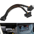 16 pin OBD2 OBD 2 OBDii Splitter Extension Cable Male Dual Female Y Cable