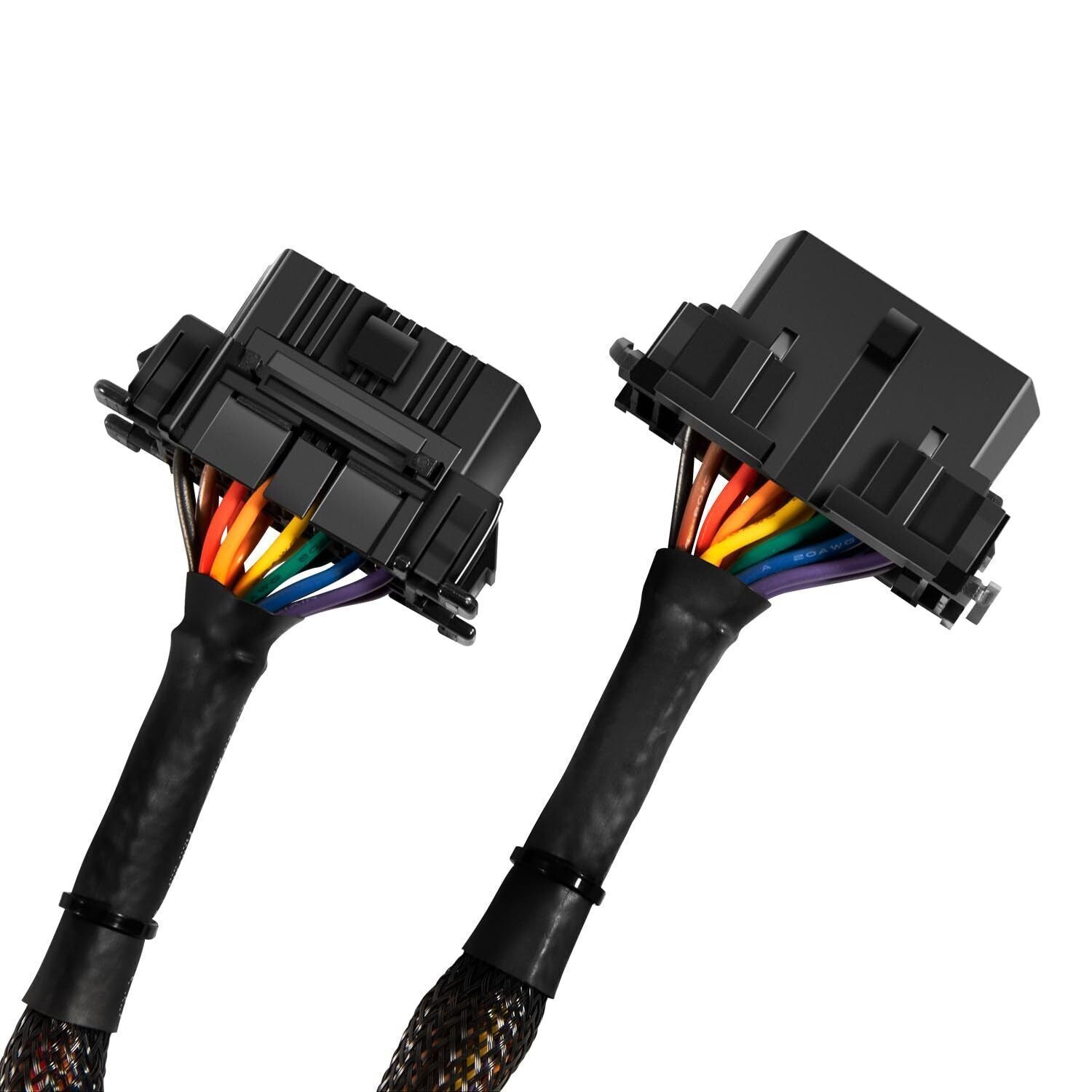 16 pin OBD2 OBD 2 OBDii Splitter Extension Cable Male Dual Female Y Cable