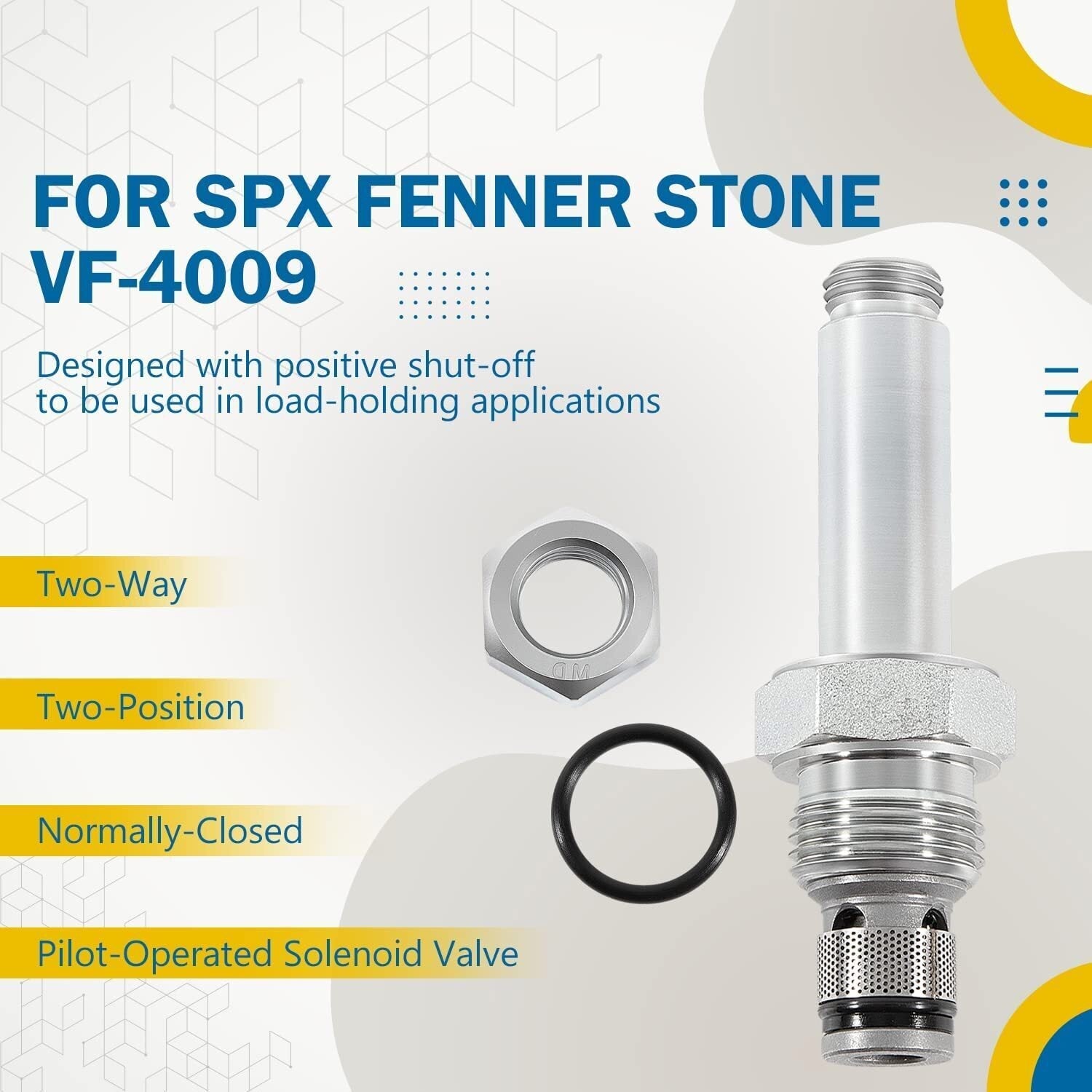 DSV-080-2NCP-N Solenoid Cartridge Valve for SPX Stone / Fenner VF-4009