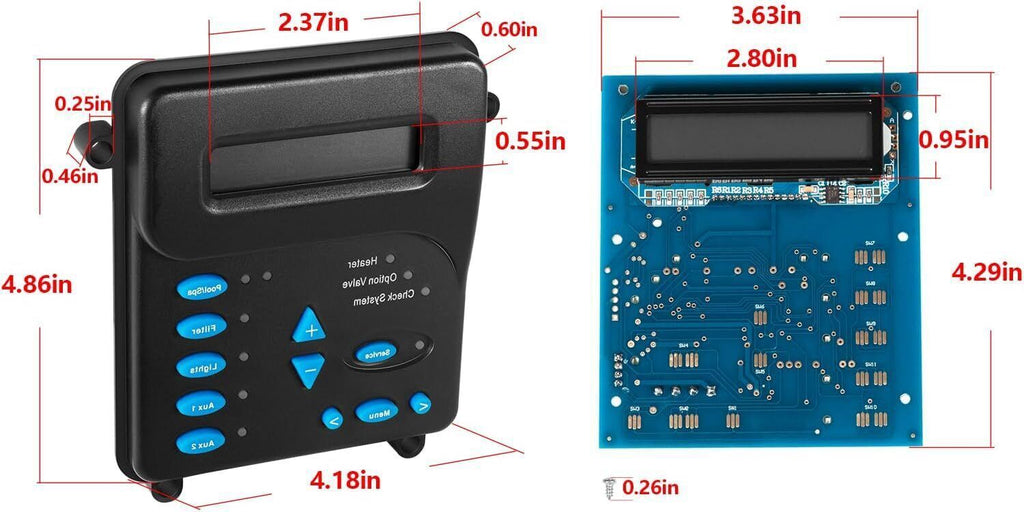 For Hayward GLX-LOCAL-P-4 P-4 Local Display Controller Service Kit Control Board