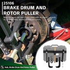 25106 Brake Drum And Rotor Puller, Wheel Hub Removal Tool With Impact Wrench
