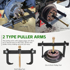 25106 Brake Drum And Rotor Puller, Wheel Hub Removal Tool With Impact Wrench