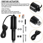 15057-001 Short Extreme Duty Actuator 2-1/4" Stroke 12V 101XDS Actuator Trim Tab