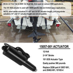 15057-001 Short Extreme Duty Actuator 2-1/4" Stroke 12V 101XDS Actuator Trim Tab