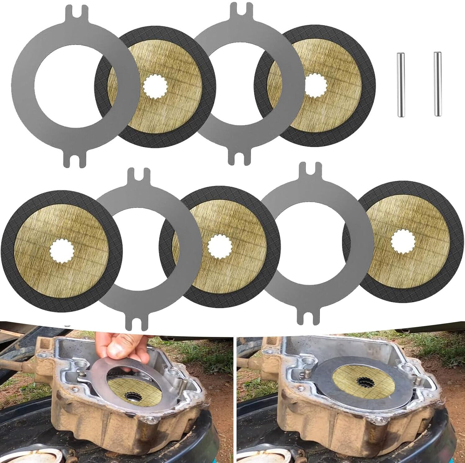 AM148465 Wet Brake Disk Kit for John Deere Gator XUV 625 825 835 855 865 Vehicle