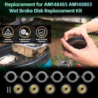 AM148465 Wet Brake Disk Kit for John Deere Gator XUV 625 825 835 855 865 Vehicle