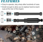 Injector Sleeve Cup Removal & Install Tool Kit for Caterpillar CAT 3126B C7 C9