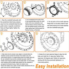 For Cummins L10 L10G M11 ISM Rear Crankshaft Oil Seal Remove Install Tool ST-221