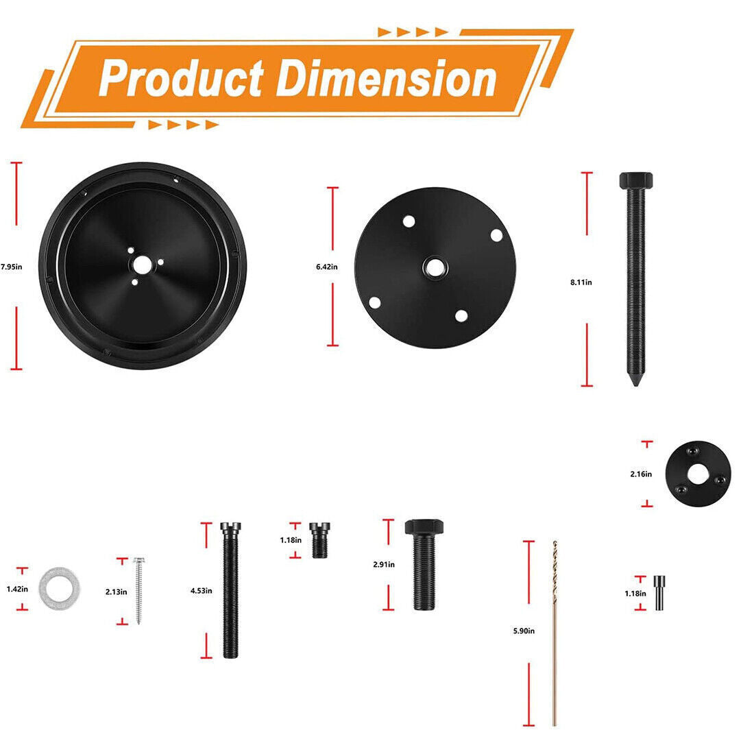 For Cummins L10 L10G M11 ISM Rear Crankshaft Oil Seal Remove Install Tool ST-221