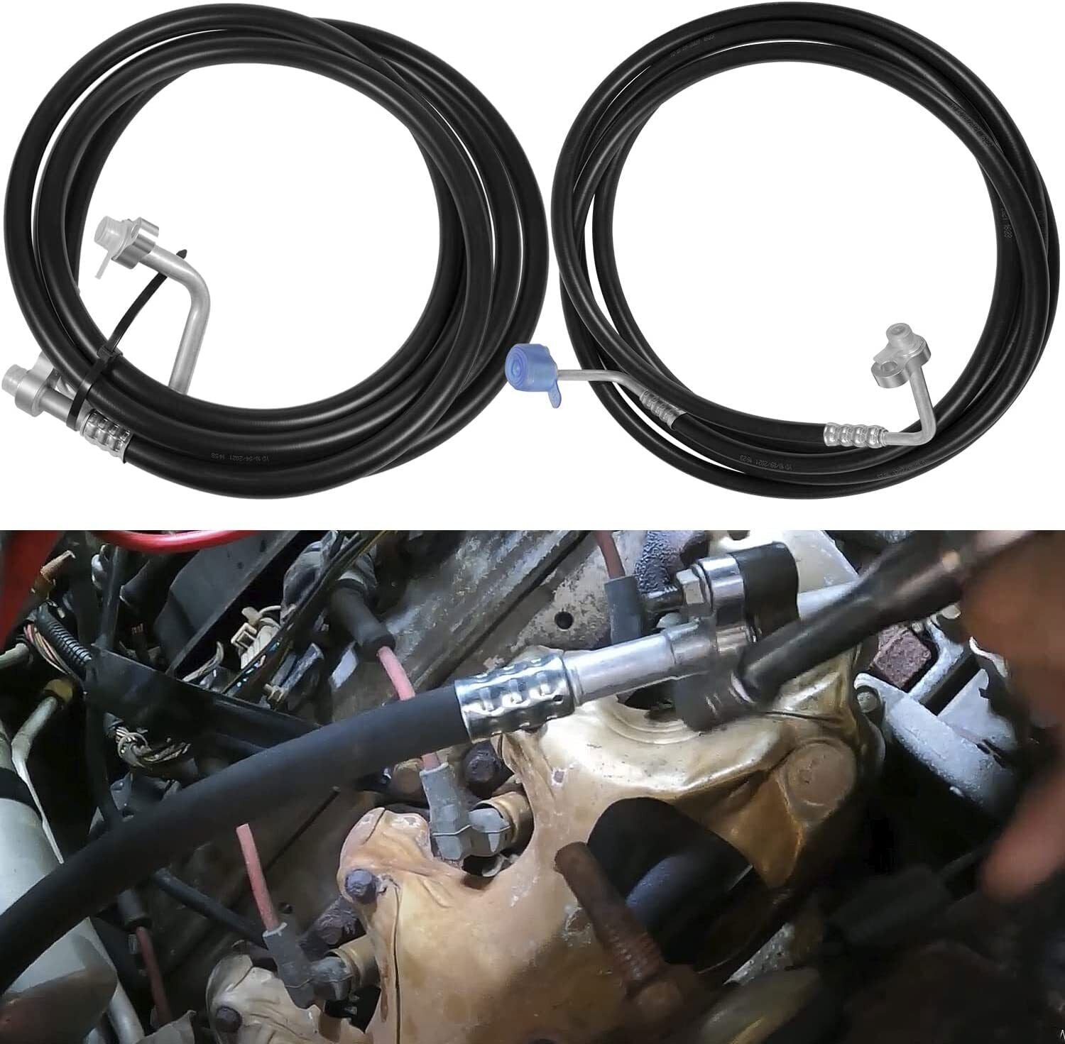 Rear A/C Line Kit for 2000-2006 Suburban,Yukon XL Rear Auxiliary AC Hose Set