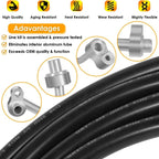 Rear A/C Line Kit for 2000-2006 Suburban,Yukon XL Rear Auxiliary AC Hose Set