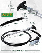 Spout Control Input Cable Replaces AM134404 for John Deere Chute Deflector Cable