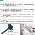 Companion Flange Puller Hub/Yoke Removal Specialty Tool for Miller C-452 SP-575