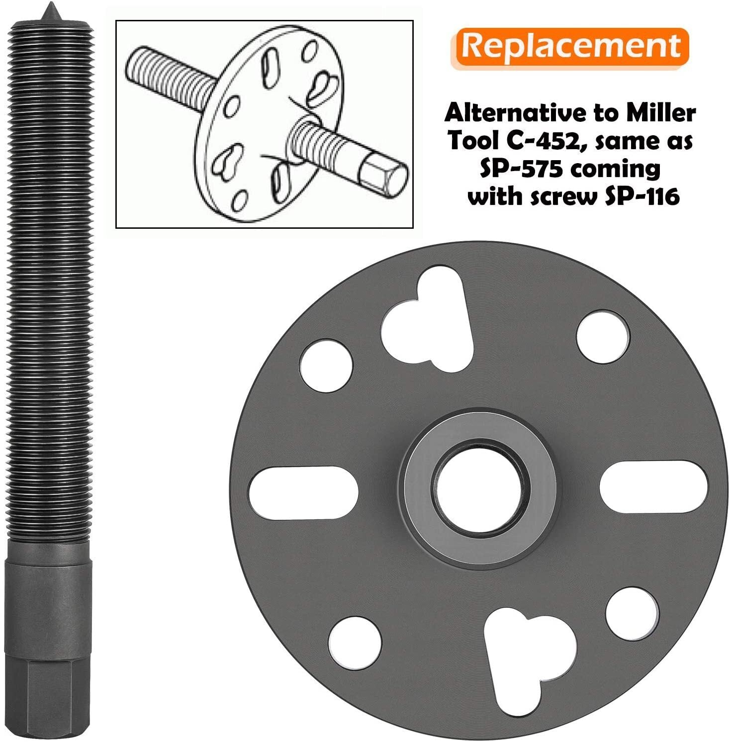 Companion Flange Puller Hub/Yoke Removal Specialty Tool for Miller C-452 SP-575
