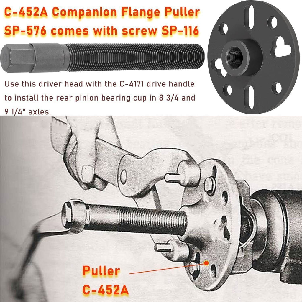 Companion Flange Puller Hub/Yoke Removal Specialty Tool for Miller C-452 SP-575