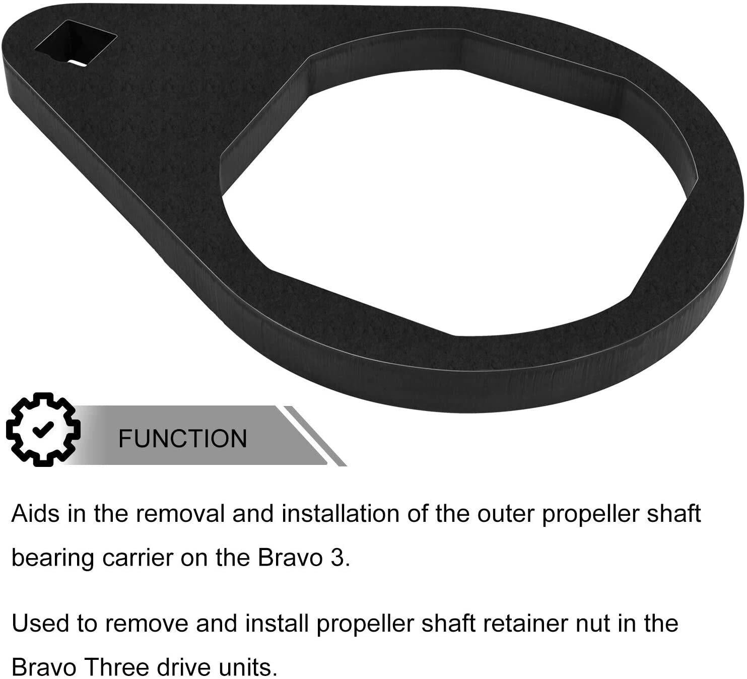 For Mercruiser Bravo 3 Bearing Carrier Retainer Wrench Tool 91-8053741,91-805374
