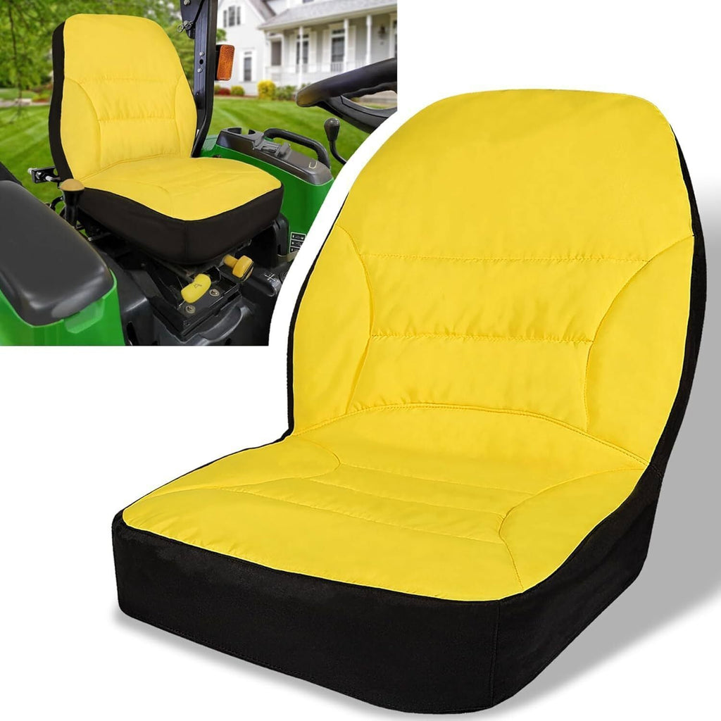 LP95233 Large Seat Cover Cushioned Seat Back Up to 18'' High for John Deere