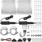 Marine 9"X12" Standard Mount Trim Tab Kit 12V W/ Double Rocker Switch 15101-104