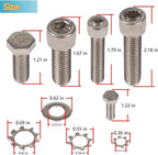 For Mercruiser Bravo 3 Aluminum Anode Kit 2004 -present w/ hardware 888761Q04