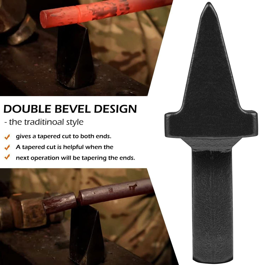 Blacksmith Hot Cut Anvil Vise Forge Hardie Shank Cutter Tool Hardy Hole 3/4 Inch