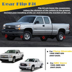5-6" Rear Drop Lowering Axle Flip Kit For 07-20 Chevy Silverado Sierra 1500 GMC