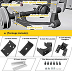 5-6" Rear Drop Lowering Axle Flip Kit For 07-20 Chevy Silverado Sierra 1500 GMC