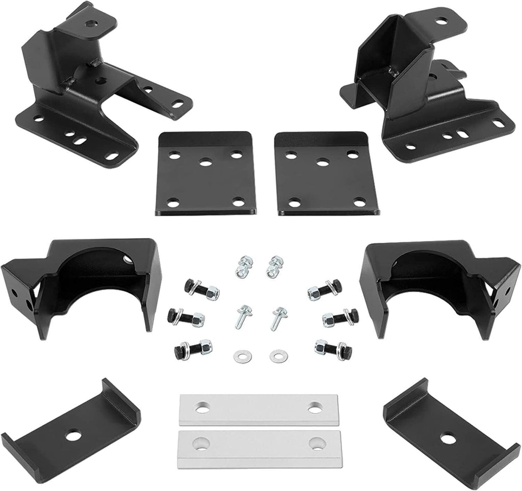 5-6" Rear Drop Lowering Axle Flip Kit For 07-20 Chevy Silverado Sierra 1500 GMC